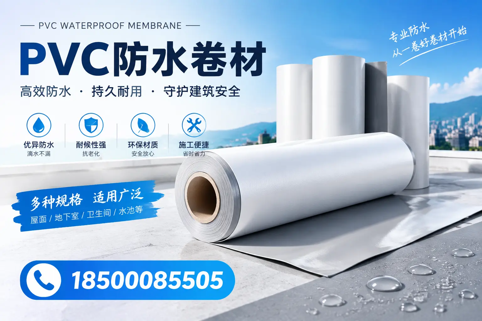 如何选择适合的PVC防水卷材？专家为您解答平顶山的需求